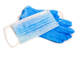 Disposable masks and gloves